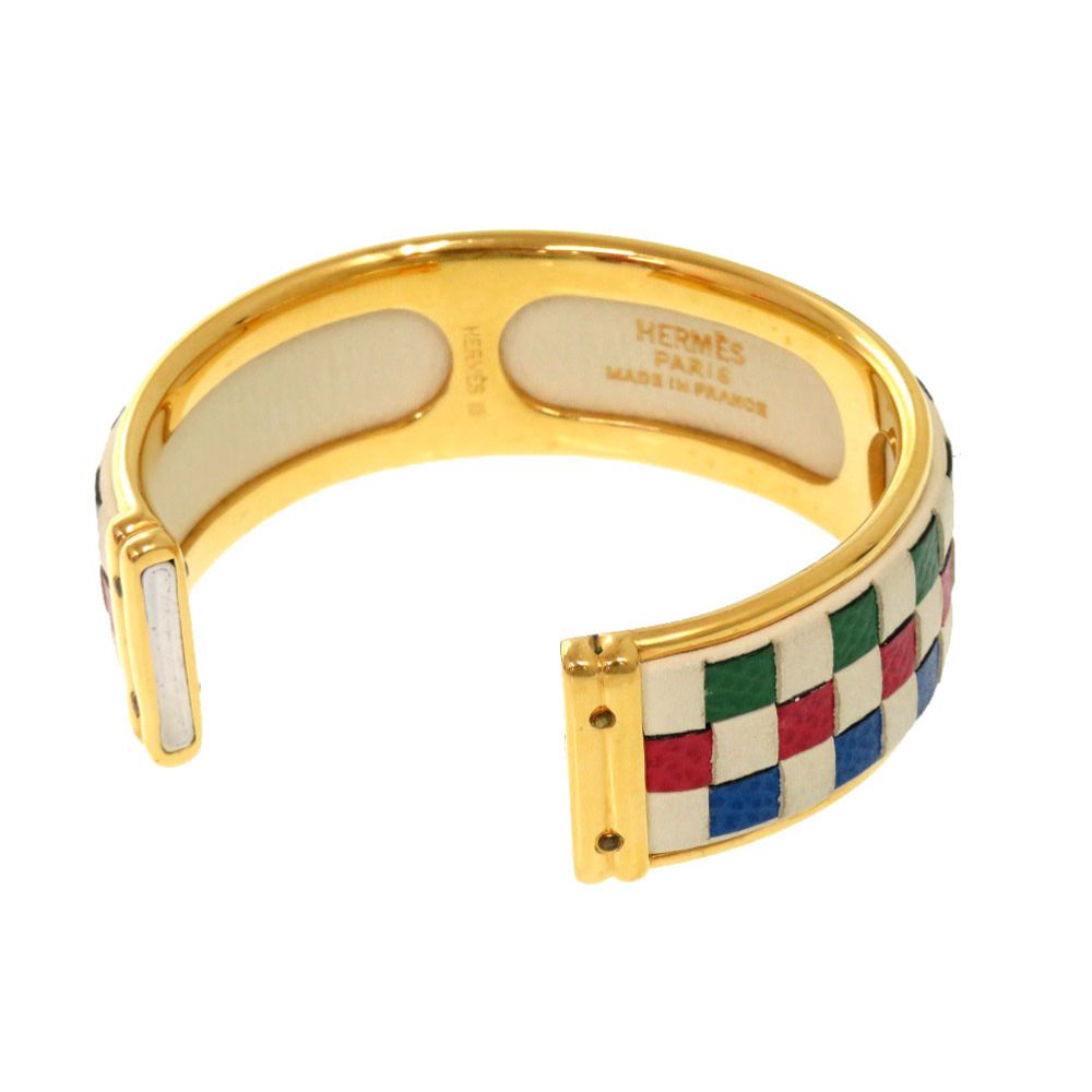 HERMES エルメス プスプス ブレスレット バングル レザー