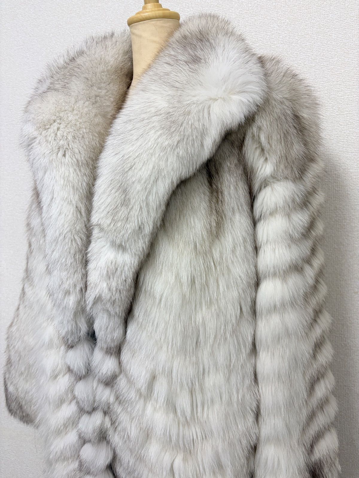 SAGA FOX JINDO フォックスファー ロングコート リアルファー