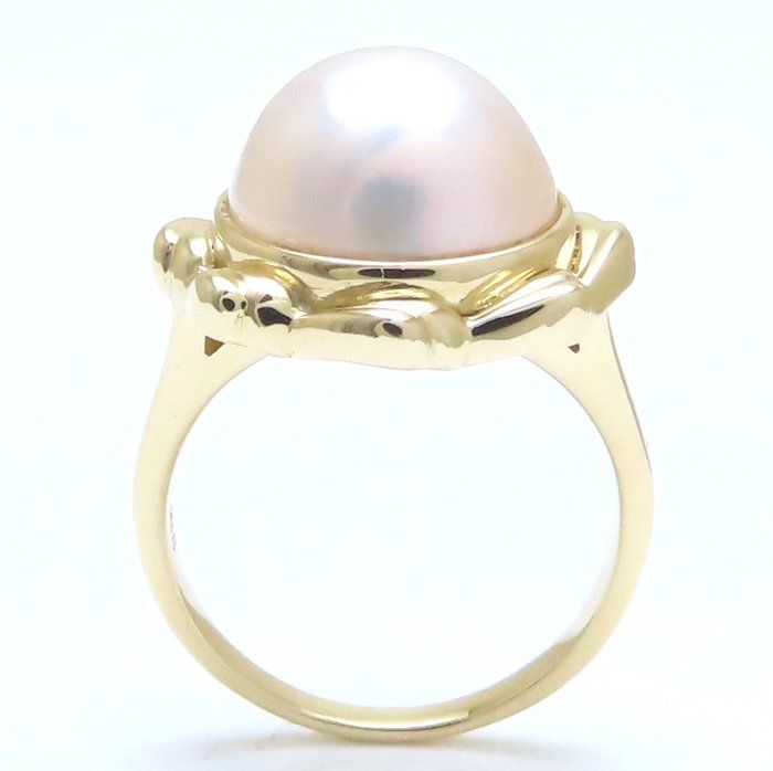 TASAKI マベパールリングK18金13号新品仕上げ