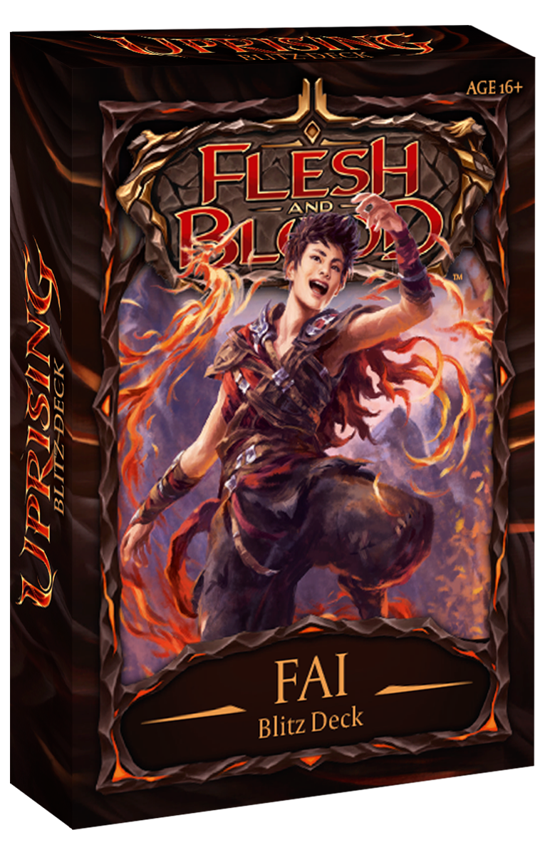 【Flesh and Blood】UPRISING ブリッツデッキ 構築済み 英語版 UPRISING FAI BLITZ DECK FaB FaBTCG  フレッシュアンドブラッド