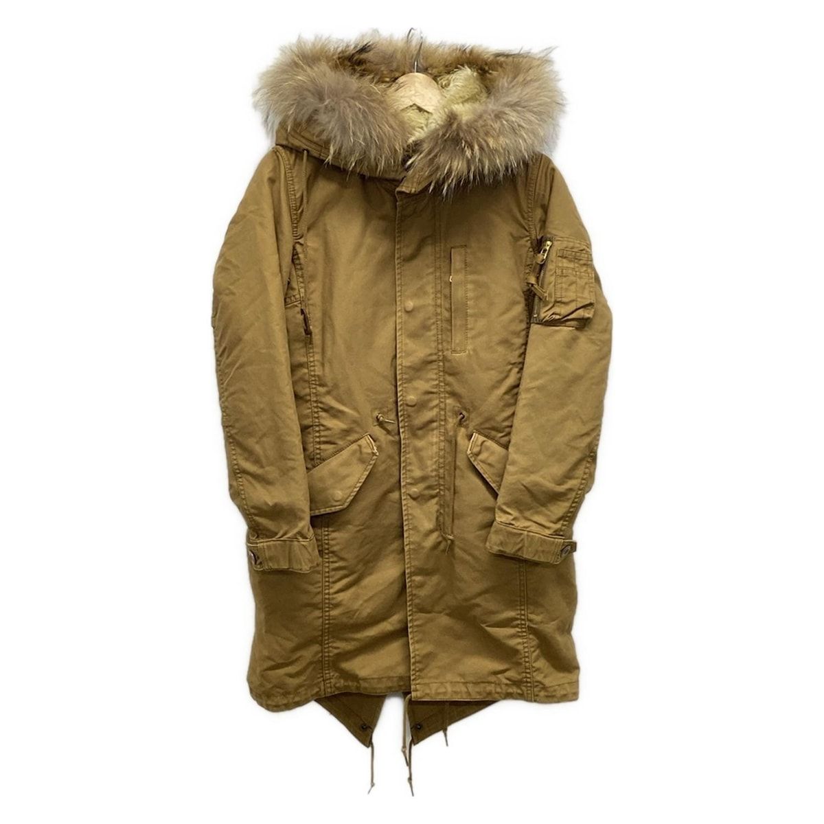 アメリカンラグシー M-65 モッズコート ミリタリー ラクーンファー アメリカンラグシー M-65 モッズコート ミリタリー ラクーン