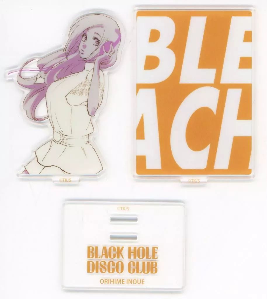 BLEACH disco ディスコ　アートボード　ミラーアクリルプレート　織姫 山本元柳斎重國 アクリルマグネット BLEACH 井上織姫 ランダム
