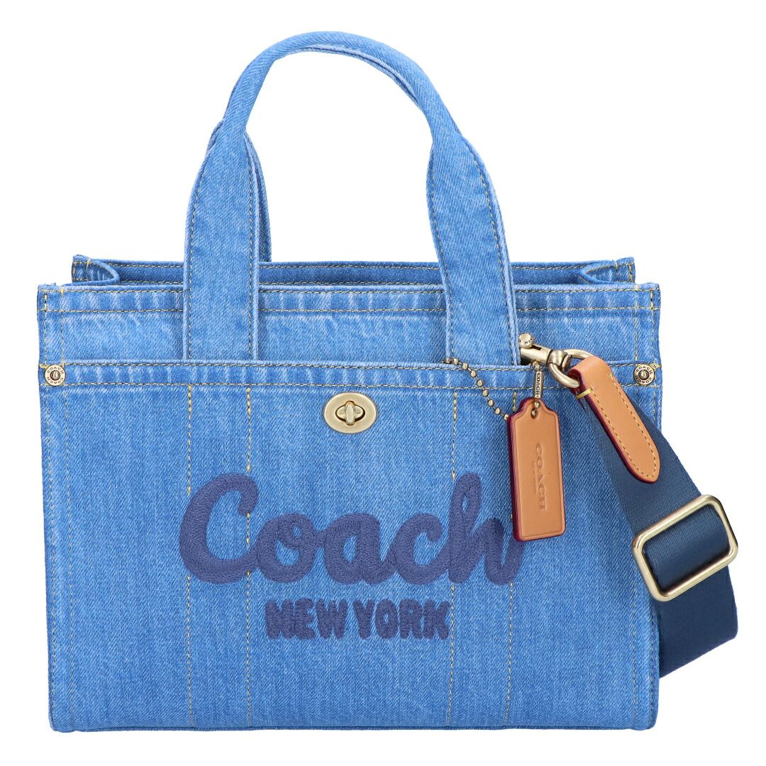 COACH コーチ バッグ CR659 COACH 人気のデニムが可愛い コーチ CR659 デニム カーゴ トート