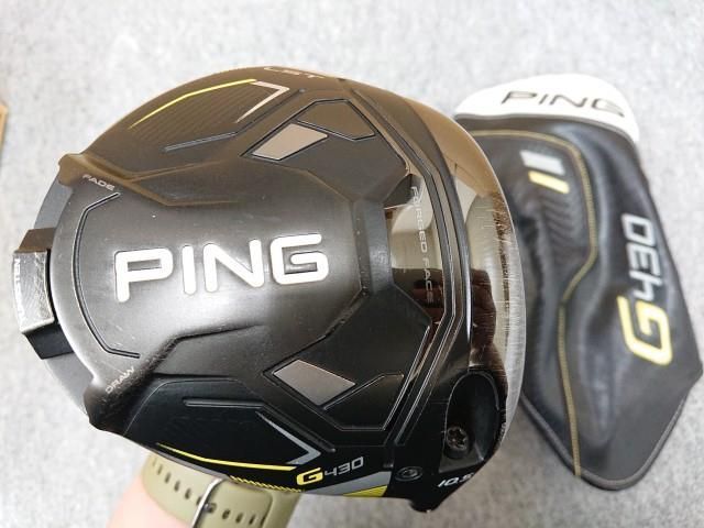 PING - 【新品・未使用】G430 LST 10.5ヘッド単品＋付属品 日本正規品 PING 新品 ピン G430 純正品 ドライバー用ヘッドカバー (G430
