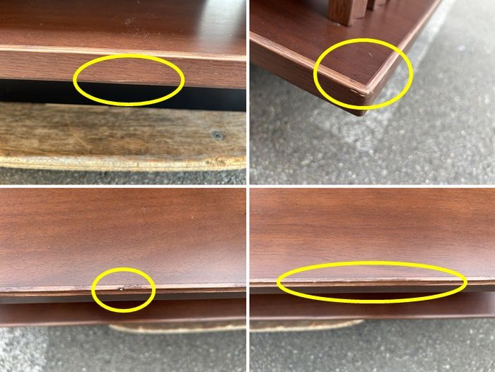 一部地域 センターテーブル ローテーブル ダークブラウン×ブラック 収納付き F-FA-798-1001A MARWIL-DEMENAGEMENTS_CH