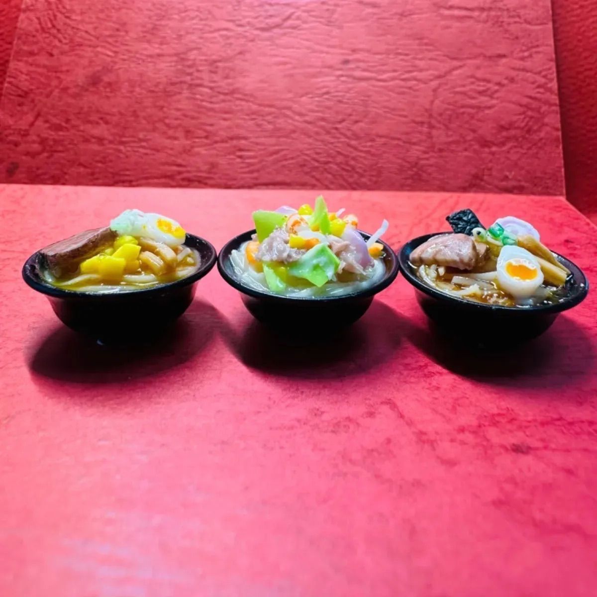 368 三種のラーメン🍜セット⭐️ミニチュアフード ラーメン 味噌