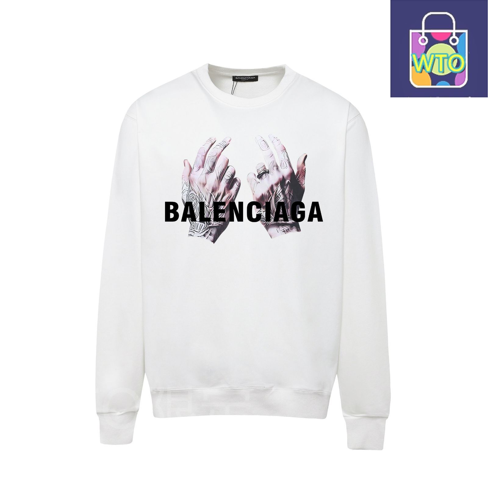 Balenciaga パリセーガ ロゴスウェットシャツ [本日特価|新品未
