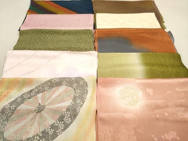 平和屋着物 和装小物 帯揚げ10枚セット 正絹 DAAV2479xg