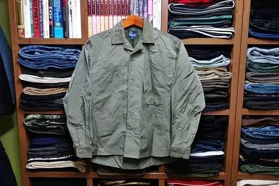 【雷市場（ポンジャン）商品韓国直送】 Penfield ペンフィールド ナイロン ポケット シャツ カーキ S （ 100 ）