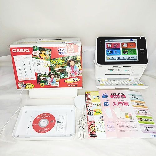 程度A】 CASIO ハガキ&年賀状プリンター プリン写ル PCP-2100 【当店