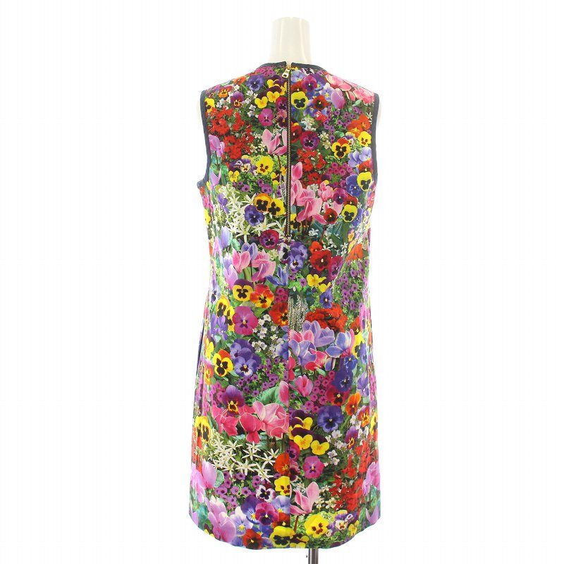 モスキーノ MOSCHINO BOUTIQUE ワンピース ミニ ノースリーブ 花 モスキーノ MOSCHINO BOUTIQUE ワンピース ミニ ノースリーブ 花