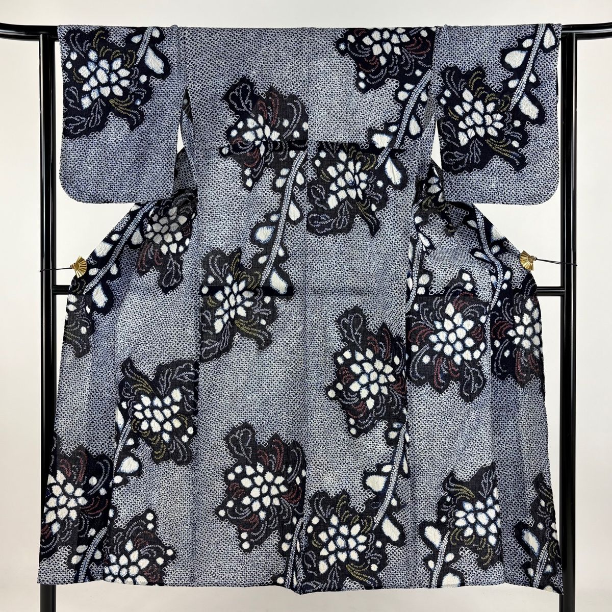 dita 浴衣 古典大正ロマン（皐月） 浴衣 白地 緑 花