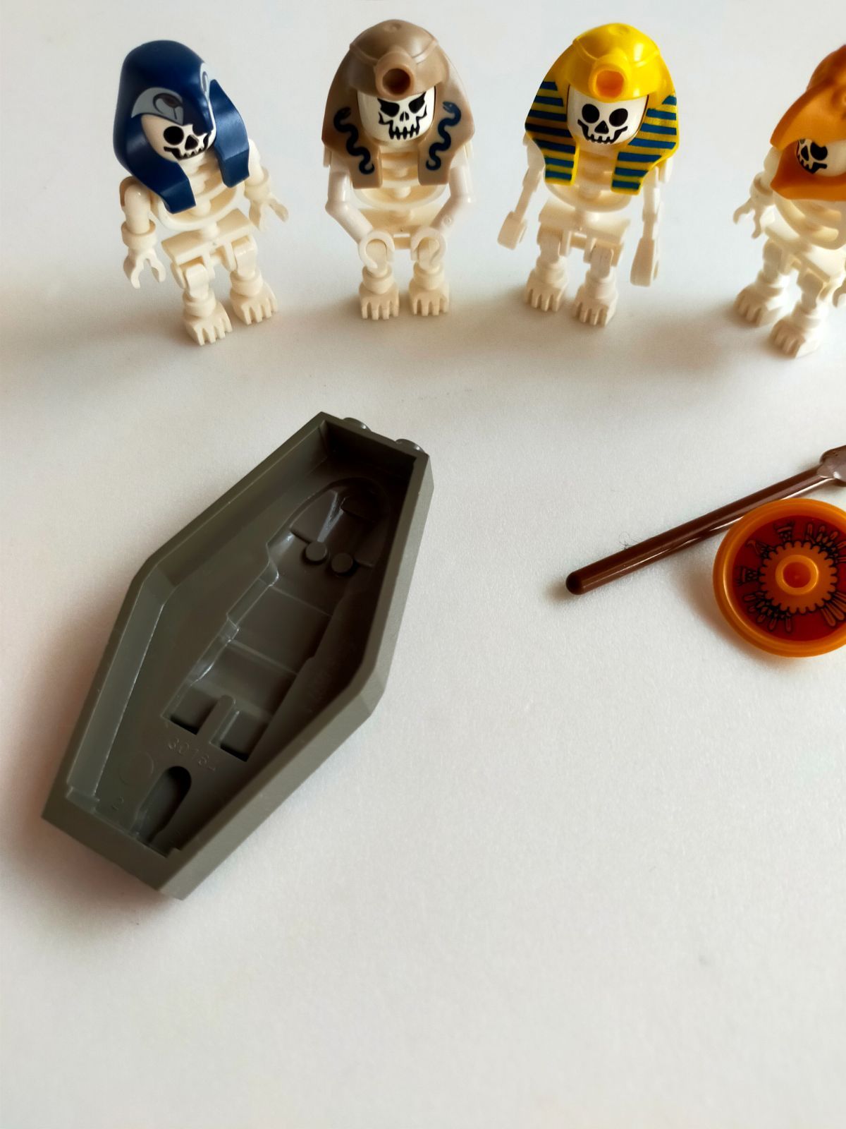 2651】レゴ ガイコツ 骸骨 エジプト ツタンカーメン ミイラ 世界