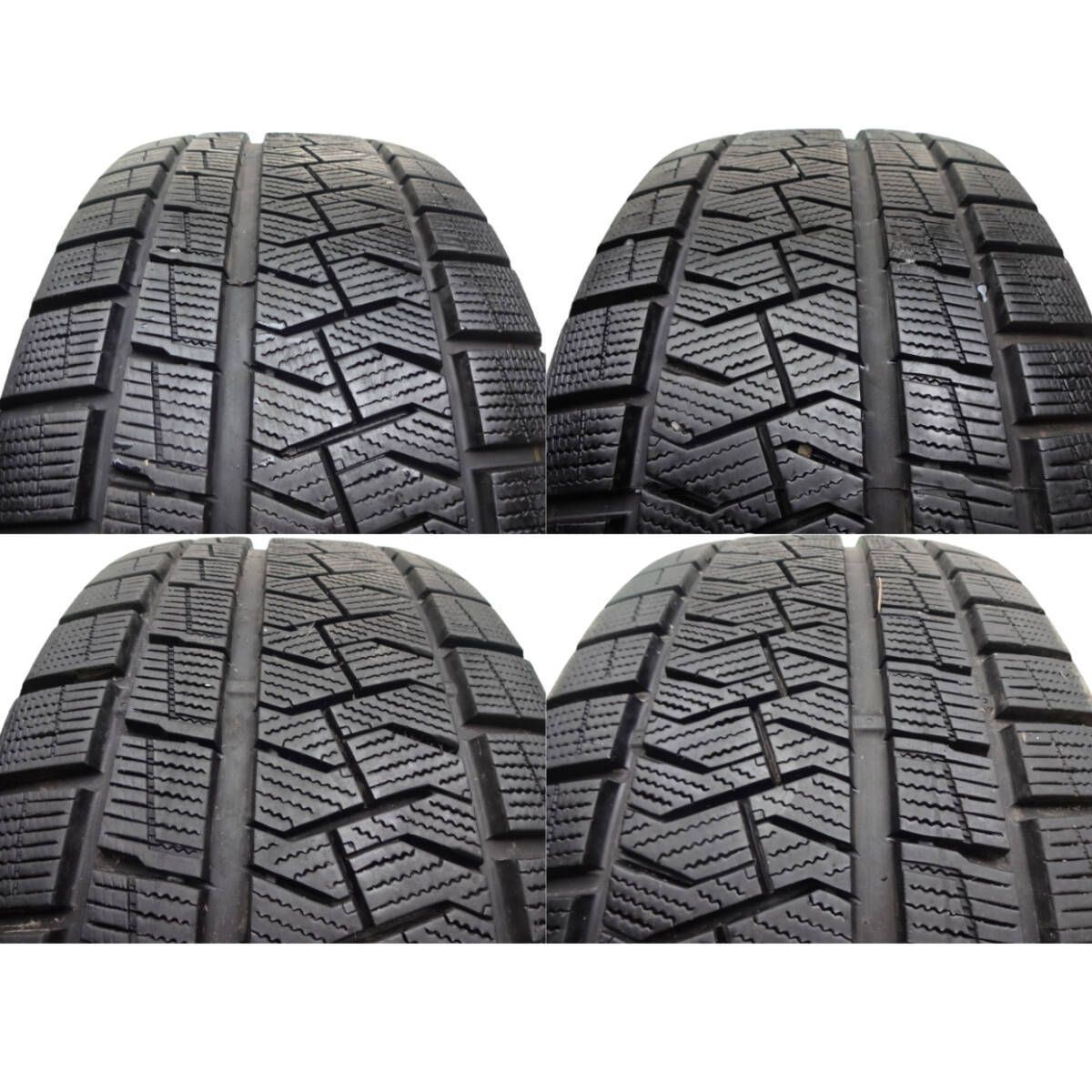 215 60R16 2019年製 冬用 4本 8.5分山 ピレリ ICE ASIMMETRICO スタッドレス タイヤ オデッセイ エスティマ クラウン 5878