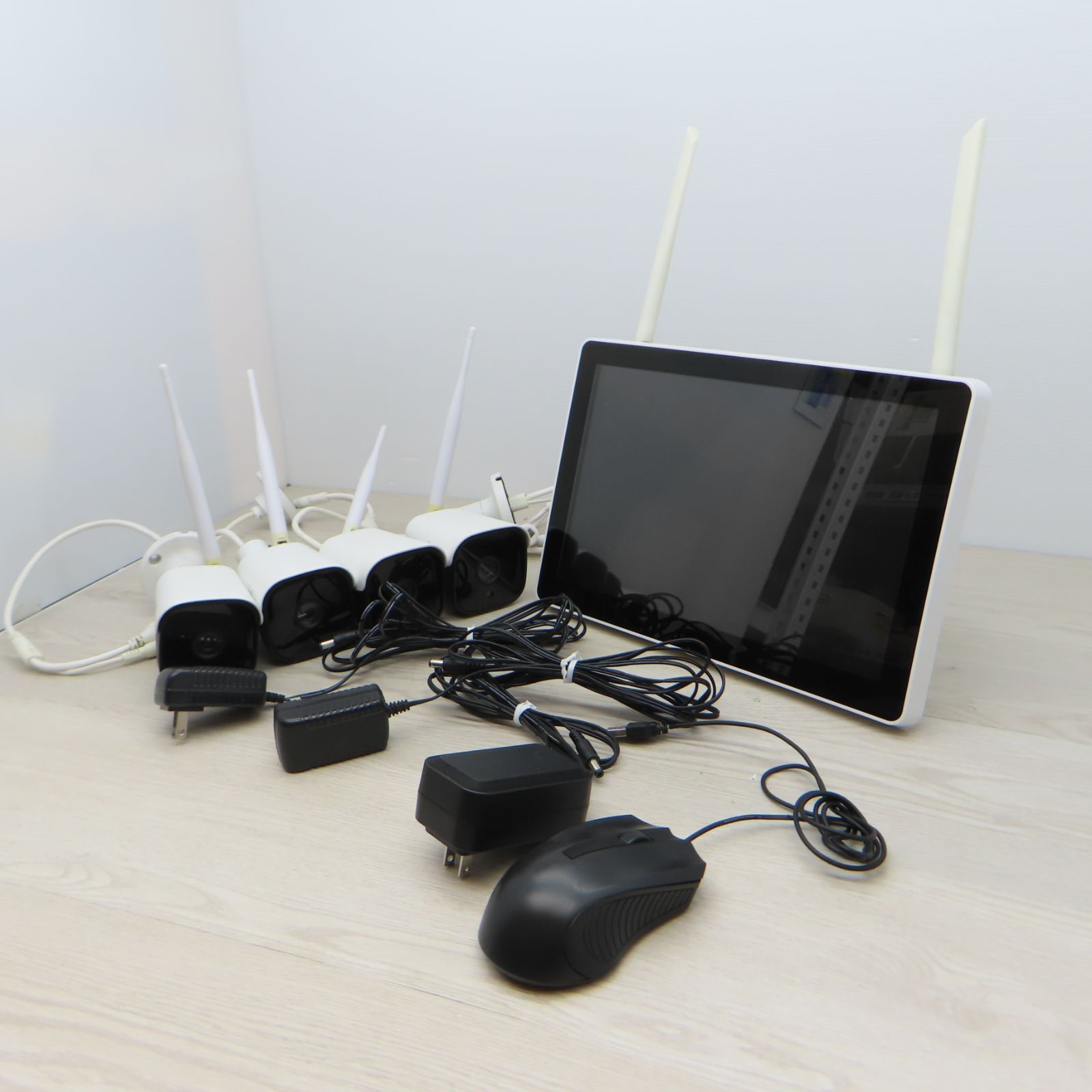 動作 済み BNT 300万画素 防犯カメラセット C5-89