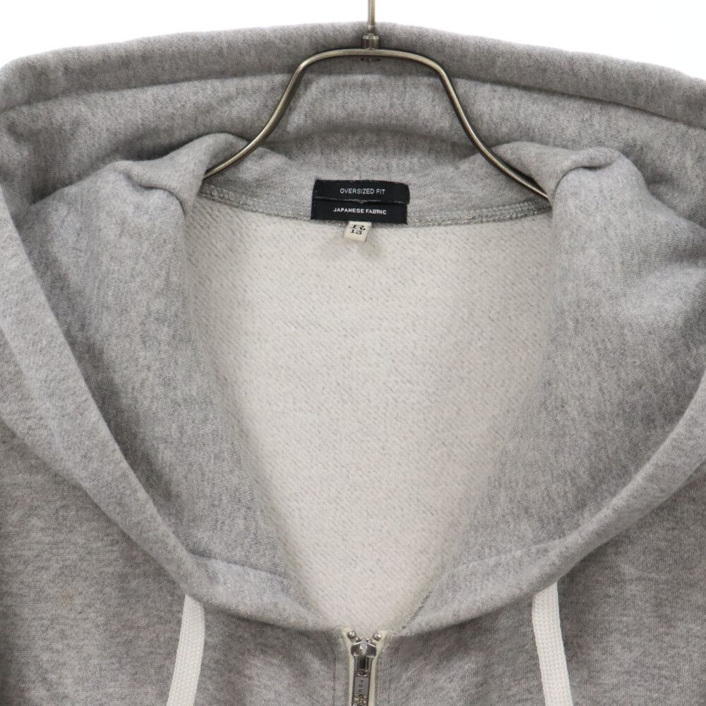 R13 (アールサーティーン) JUMBO ZIP UP HOODIE ジャンボ ジップ