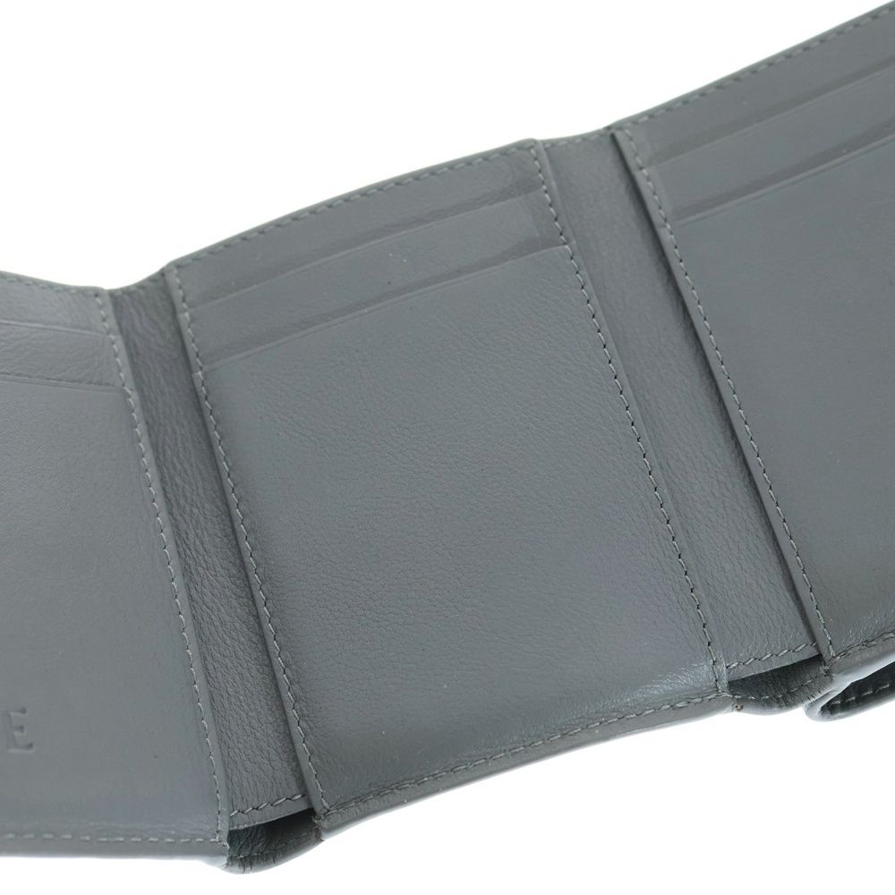 LOEWE (ロエベ) アナグラム ロゴプレート レザー コンパクトウォレット  