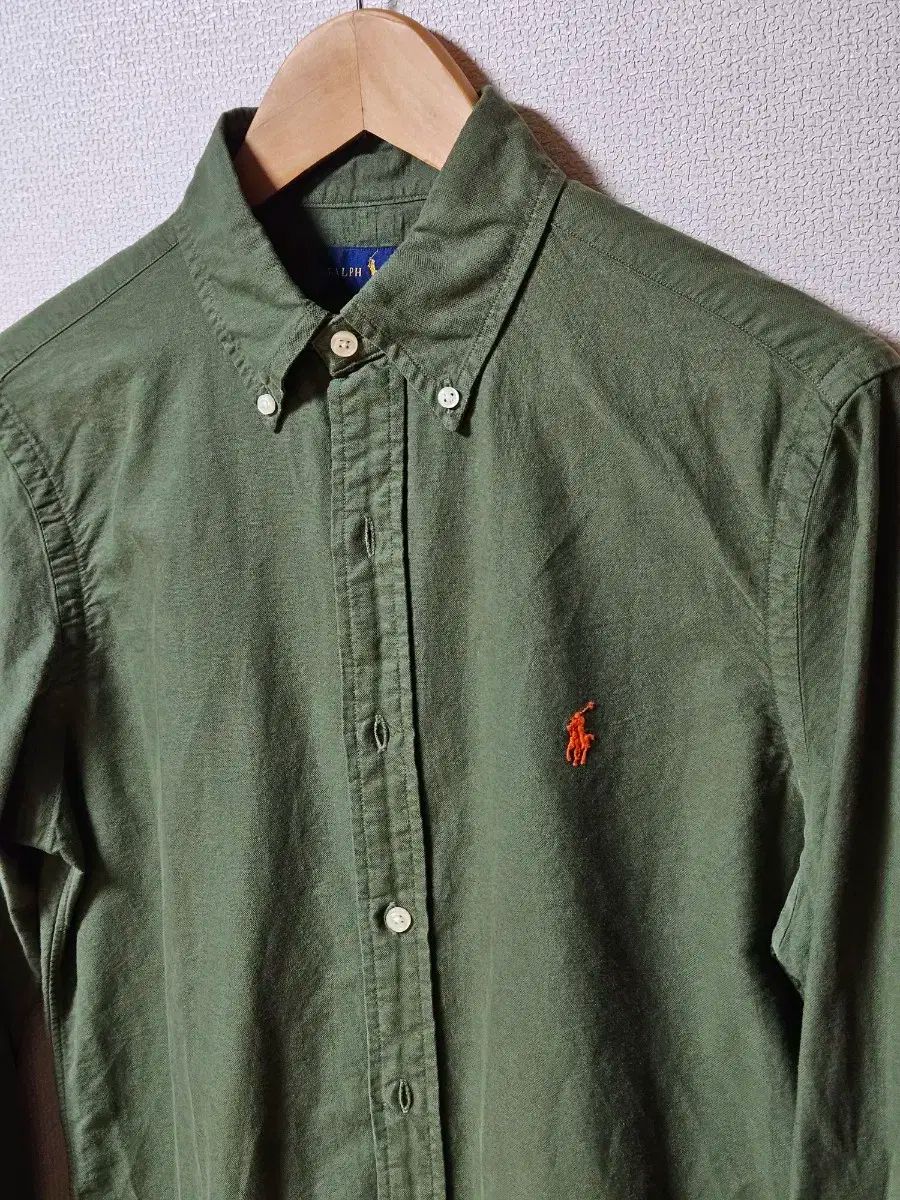 ポロ ラルフローレン ガーメントダイイング シャツ レッドポニー