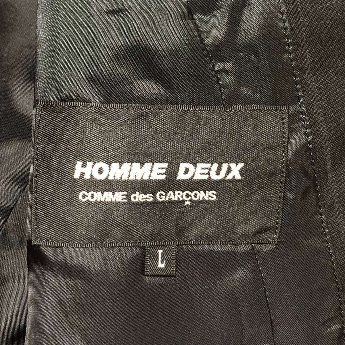 23ss COMME des GARCONS HOMME DEUX ストライプ3Bジャケット