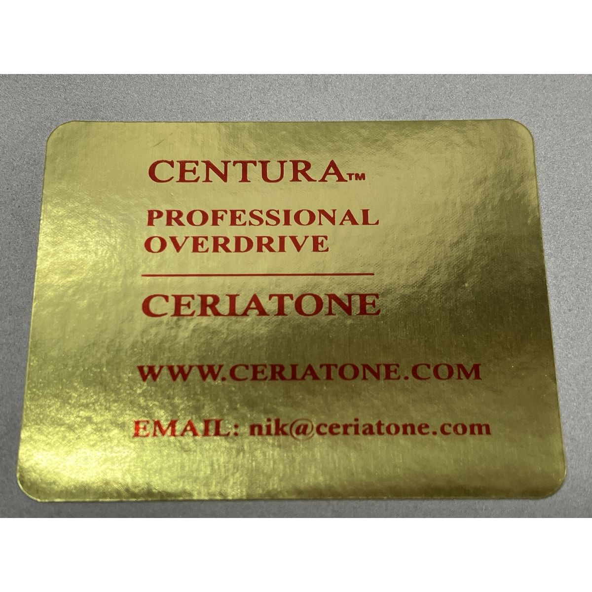 Ceriatone Centura Gold 絵付き ギターエフェクター セリア