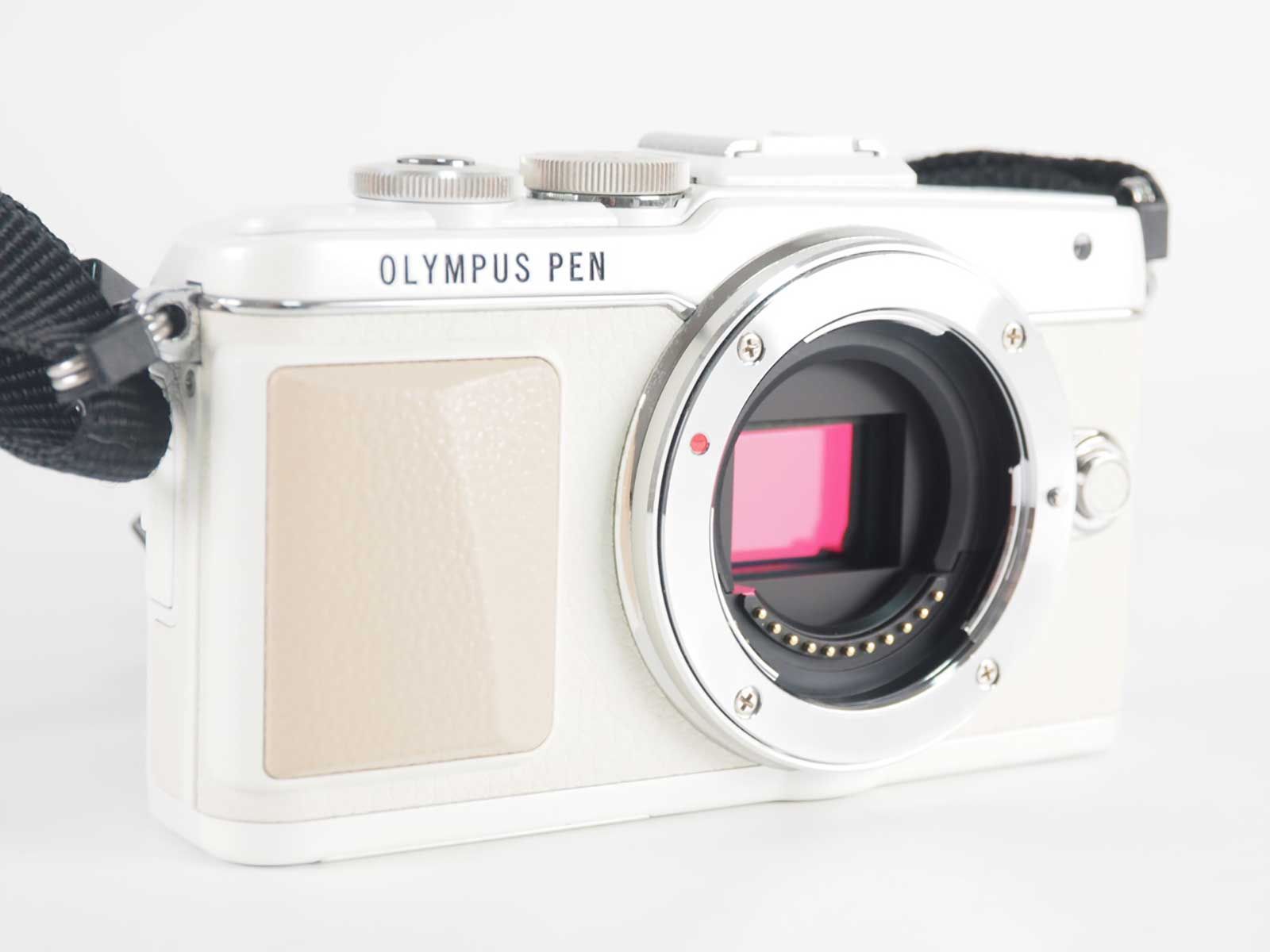 オリンパス Olympus PEN Lite E-PL7 White EZ 14-42 40-150 Lens 5236