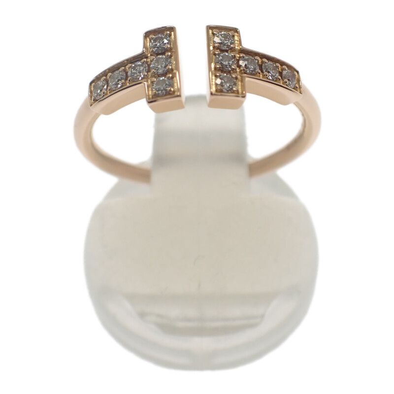 ティファニー TIFFANY&Co. Tワイヤー 60147315 リング 指輪 K18PG  
