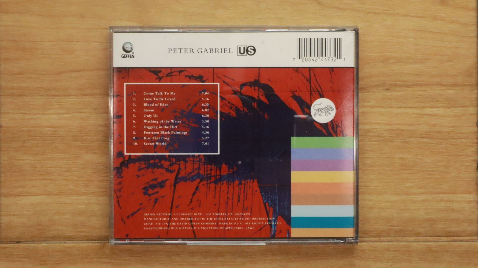 中古CD☆ピーター・ガブリエル/Peter Gabriel□ Us 【GEFD24473
