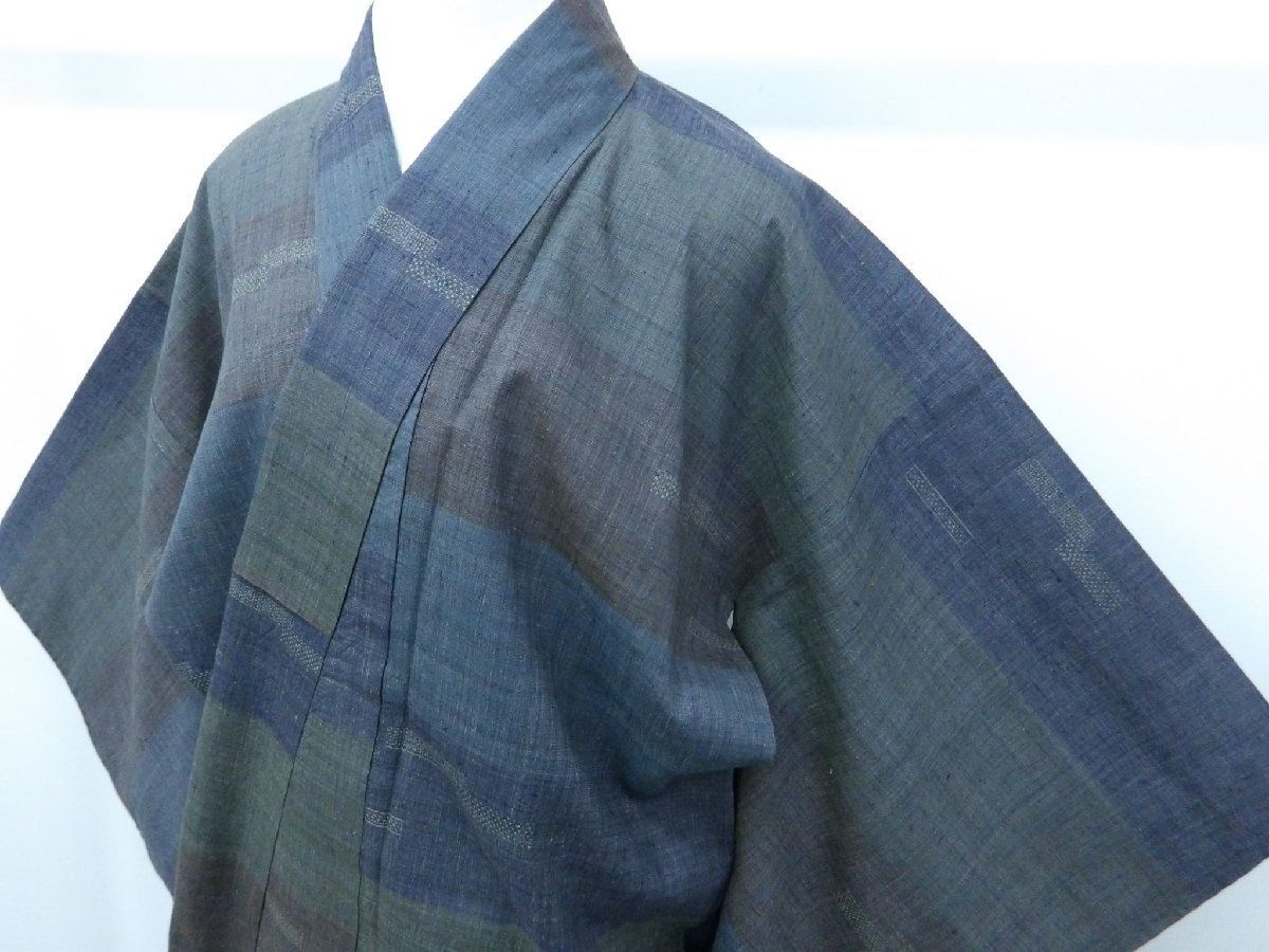 本場結城紬 重要無形文化財 着物 反物 未仕立て品 創業セール】 【本場結城紬 地機織】 重要無形文化財技術使用 80