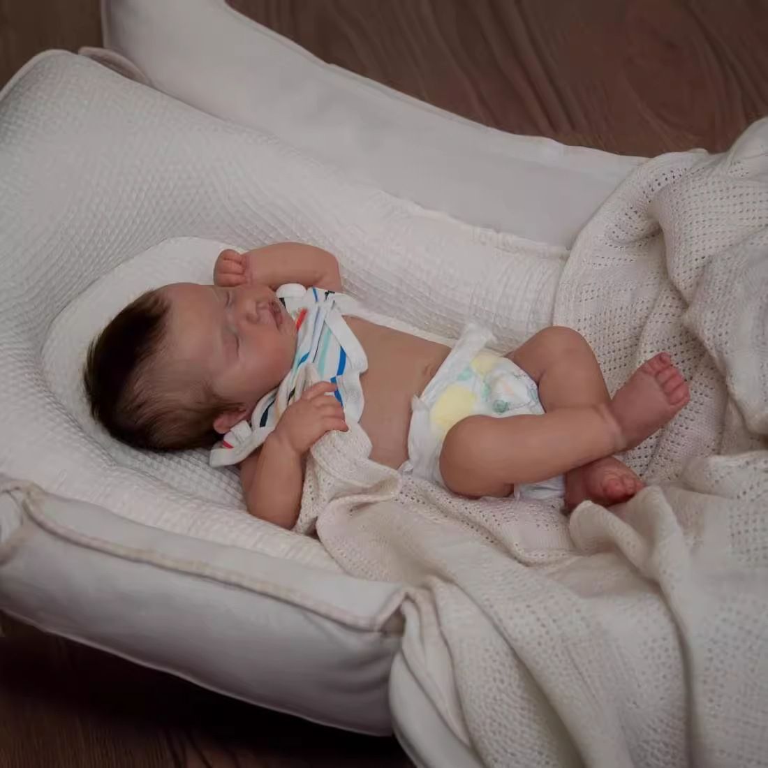 リボーンドール 超リアルな寝顔赤ちゃん人形50CM服付き19inch Reborn Dolls