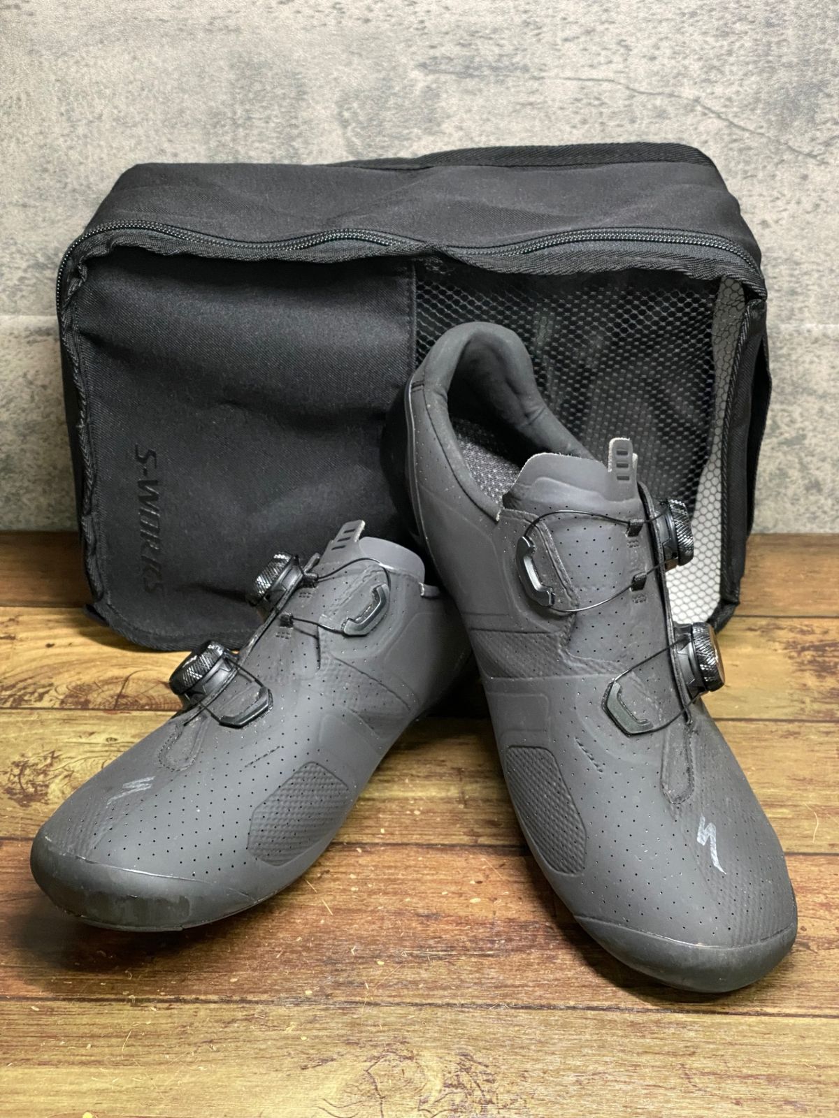 JM393 スペシャライズド SPECIALIZED エスワークス S-WORKS トーチ TORCH RD ビンディングシューズ 黒 EU42.5 SPD-SL