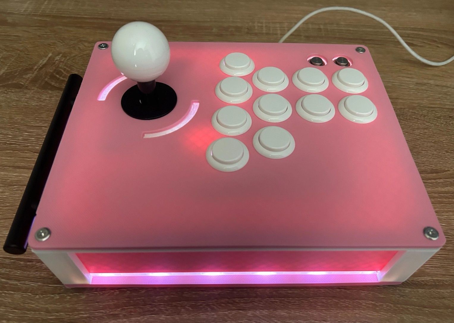 DP-3Ⅱ|LED搭載 ピンク×ホワイト|ジョイスティックモデル