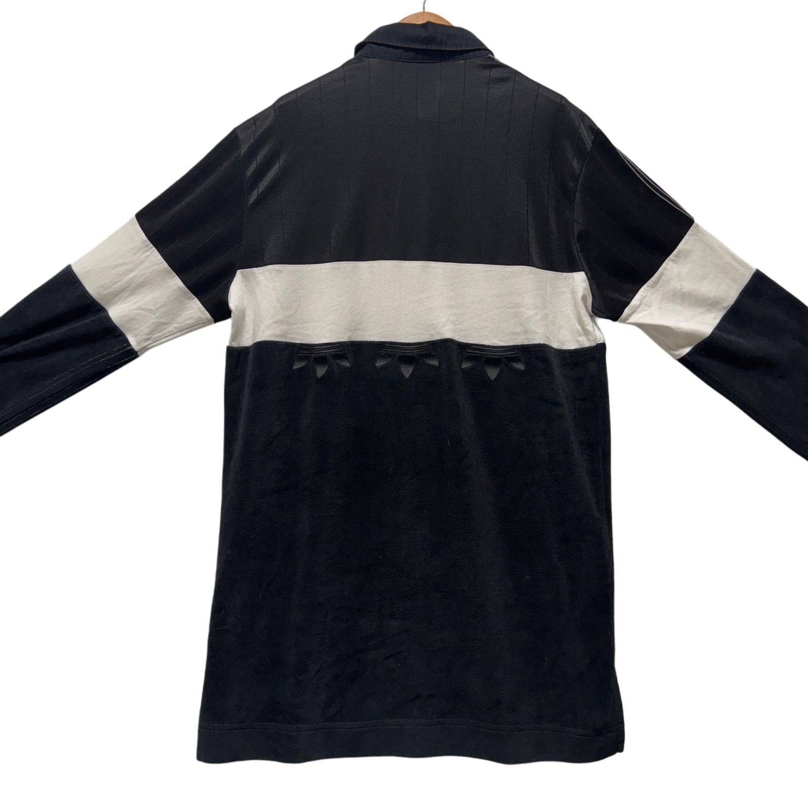 アディダス Alexander wang ゲームポロシャツ ベロア 黒 ALEXANDER WANG × adidas ベロア ポロシャツ - メルカリ