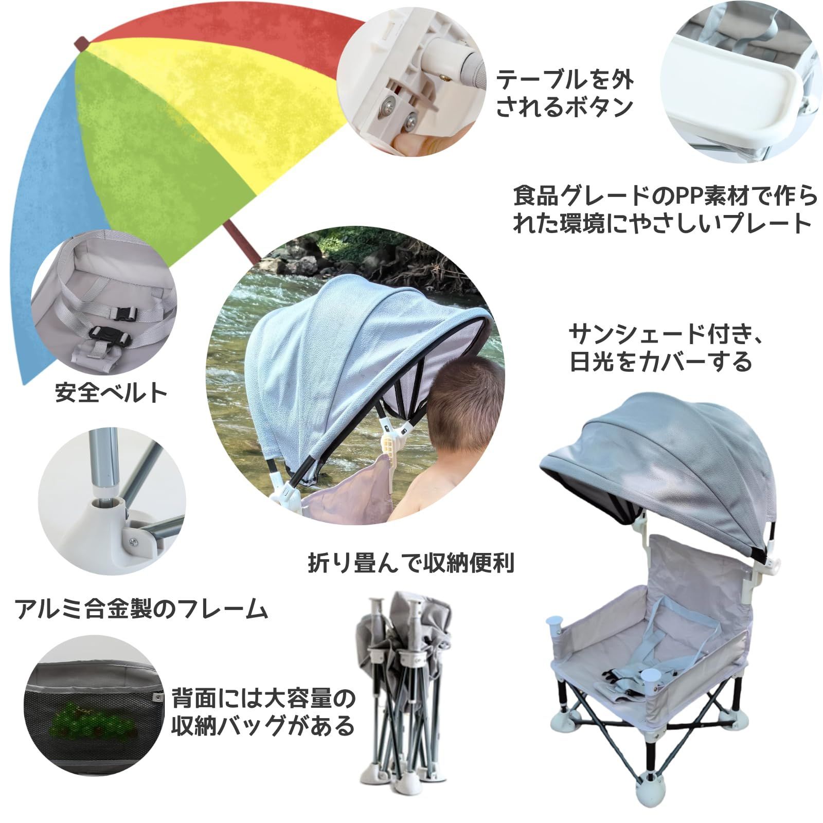 テーブルチェア ベビー 椅子 ベビーチェア ローチェア スマート