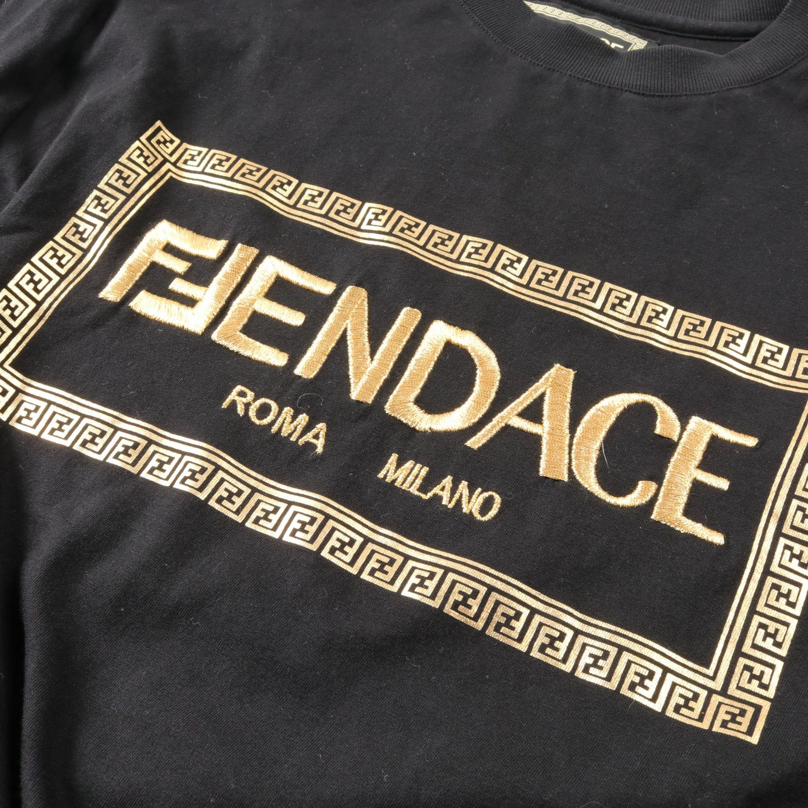FENDI × VERSACE FENDACE フェンダーチェ メデューサ Tシャツ 刺繍 ...