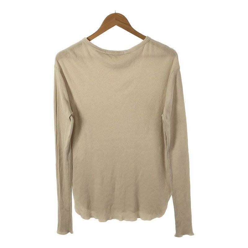 L'Appartement / アパルトモン | 2022AW | Rib L/S Tシャツ | F | ベージュ | レディース L'Appartement / アパルトモン | 2022AW | Rib L/S Tシャツ | F