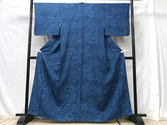 平和屋着物□上質な小紋 七宝文 正絹 逸品 CAAV2233ev