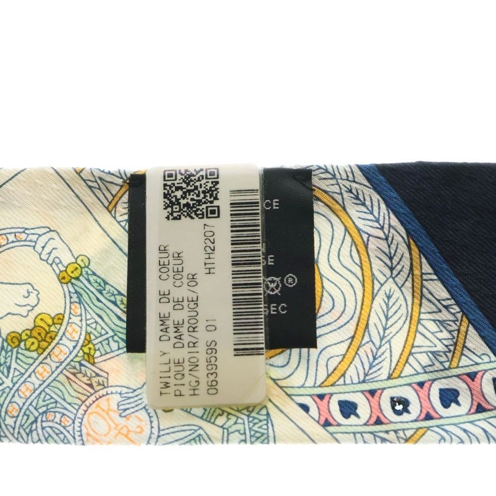 HERMES (エルメス) ツイリー PIQUE DAME DE COEUR ハートのクイーン