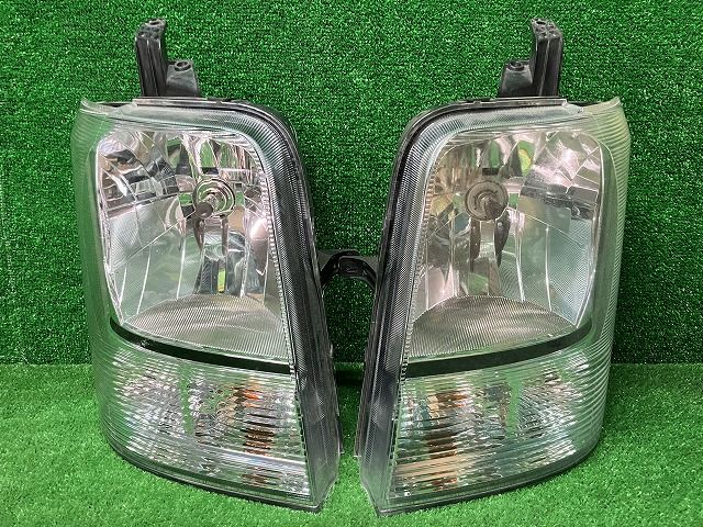 比較的綺麗 スズキ DA64V エブリィ スクラム ヘッドライト左右 ハロゲン LE04G6129 レベ付 241223215