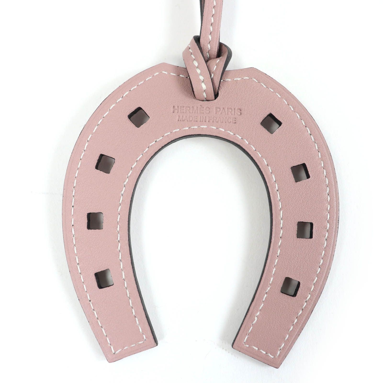 HERMES エルメス ホースシュー チャーム オレンジ グレー 極美品☆ HERMES エルメス ホースシュー チャーム オレンジ グレー 極