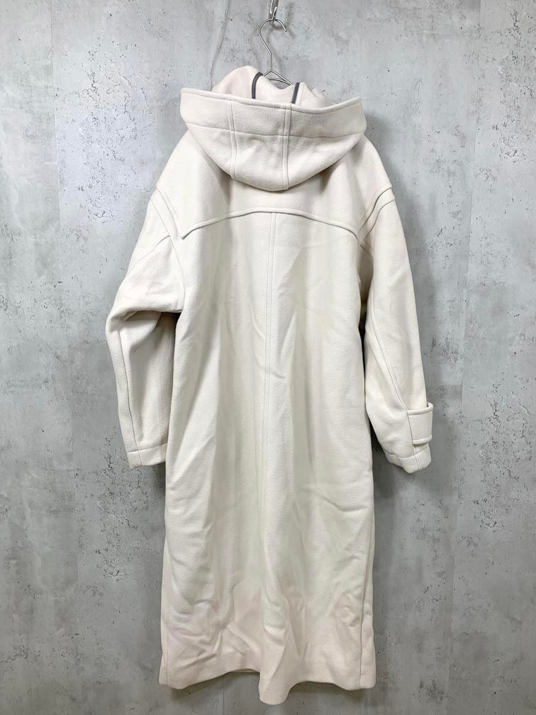 uncrave アンクレイヴ COUVIW0500 定価39600円 プルーフメルトン ダッフル コート size1 オフホワイト ◆ ◎レディース