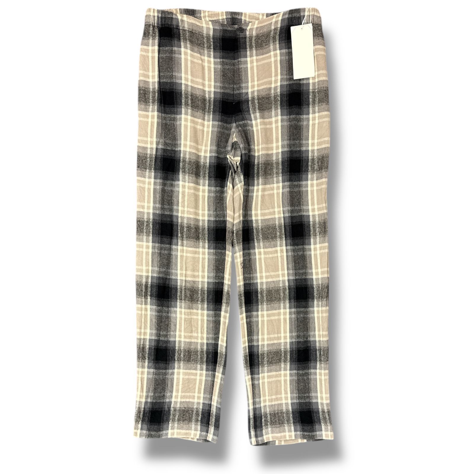 参考上代37400円 未使用品 UNUSED 23AW Rayon check pants レーヨン 