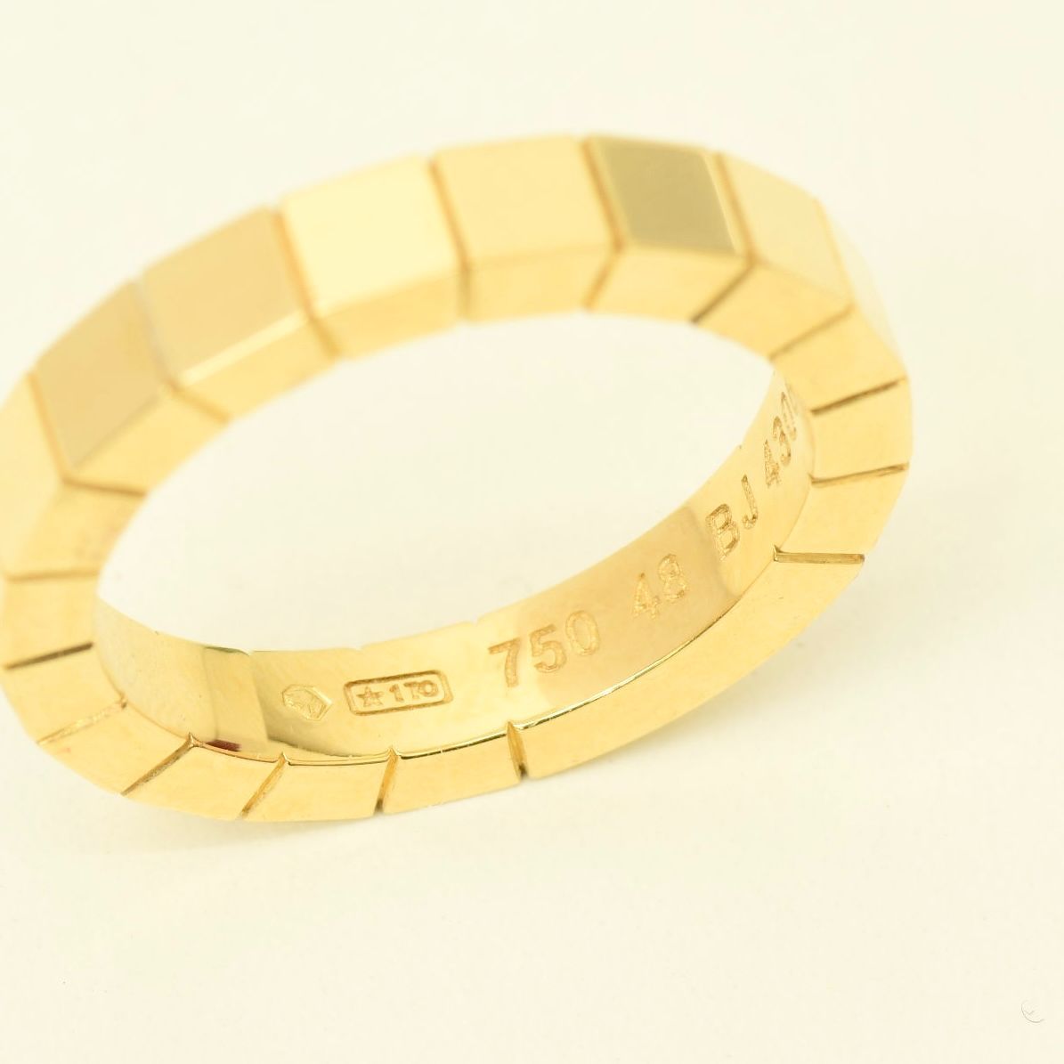 Cartier #48 8号 ラニエールリング 750 cartier カルティエ ラニエール リング # 48 5.7g 指輪