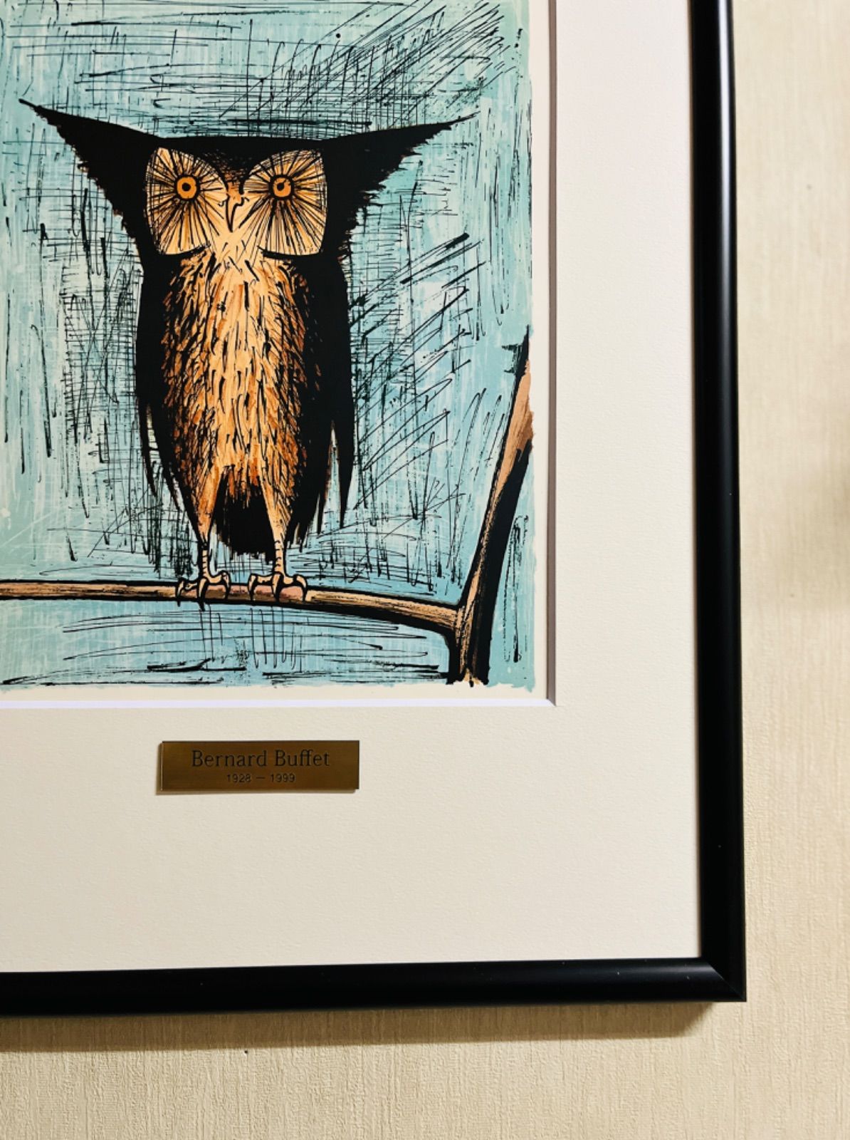 ベルナール・ビュッフェ<小さなフクロウ>1984 - メルカリ