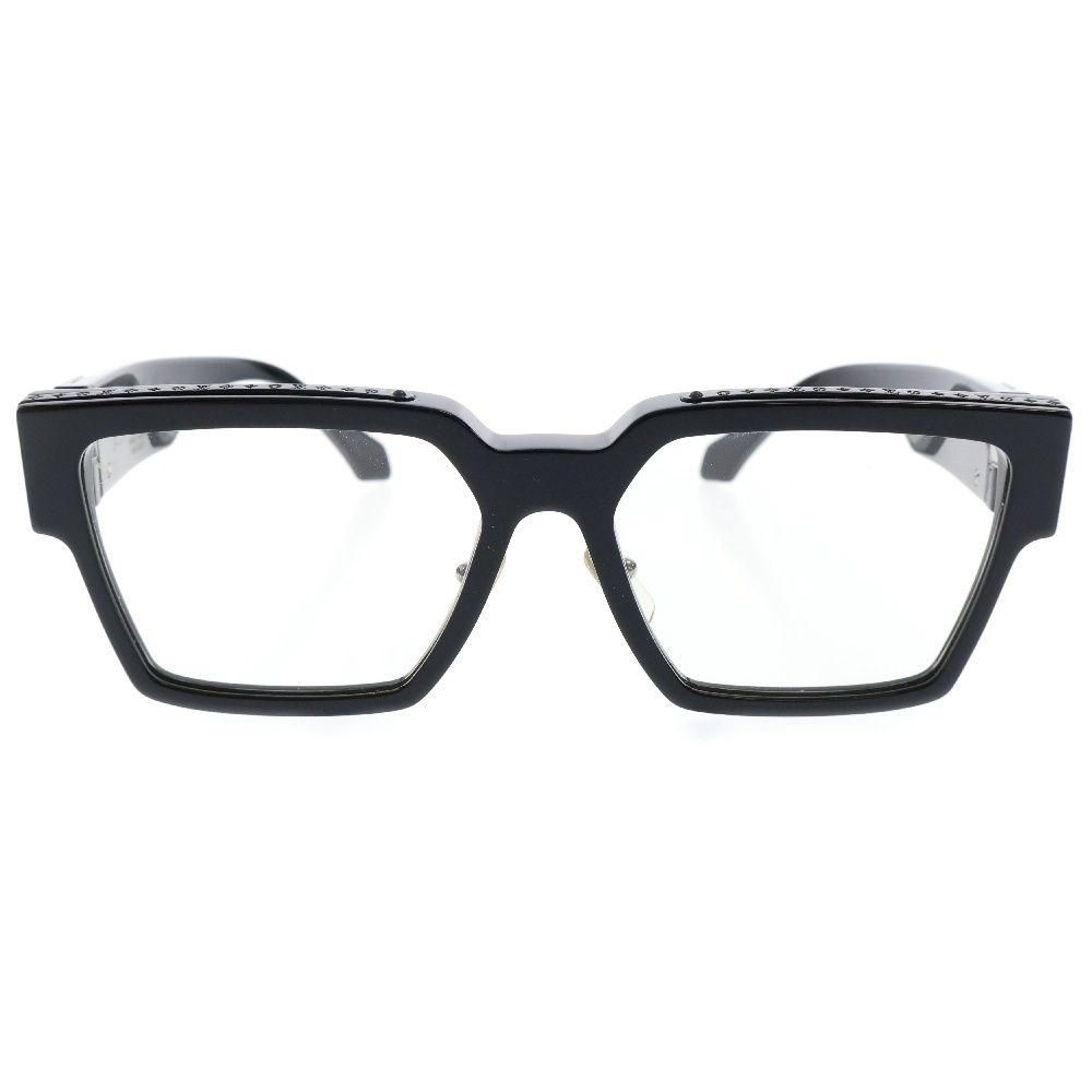 LOUIS VUITTON ルイヴィトン Millionaire 1.1 Clear LVロゴ サングラス アイウェア 眼鏡 Z1358E ブラック