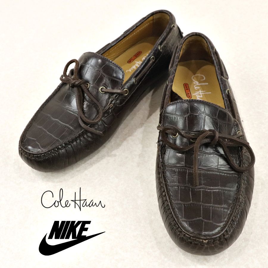 美品 COLE HAAN コールハーン ローファー モカシン ブラック 本革