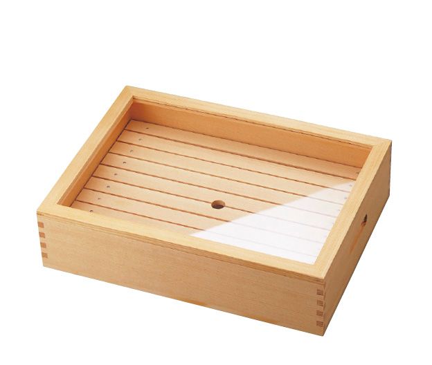 快活な 木製 ネタ箱 目皿 アクリル蓋付 特大 35628 限定アイテム入荷。