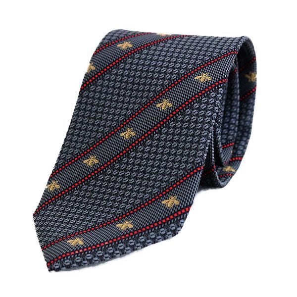 グッチ GUCCI ネクタイ メンズ 451528 4E002 1274 グレー ビー - メルカリ