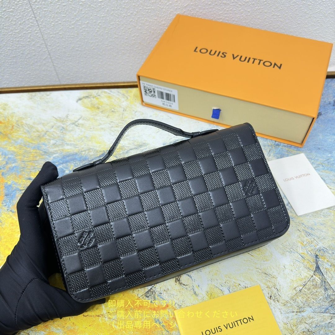 メンズ長財布　ルイヴィトン　箱付き LOUIS VUITTON ルイヴィトン 財布 メンズ 長財布 新作 新品