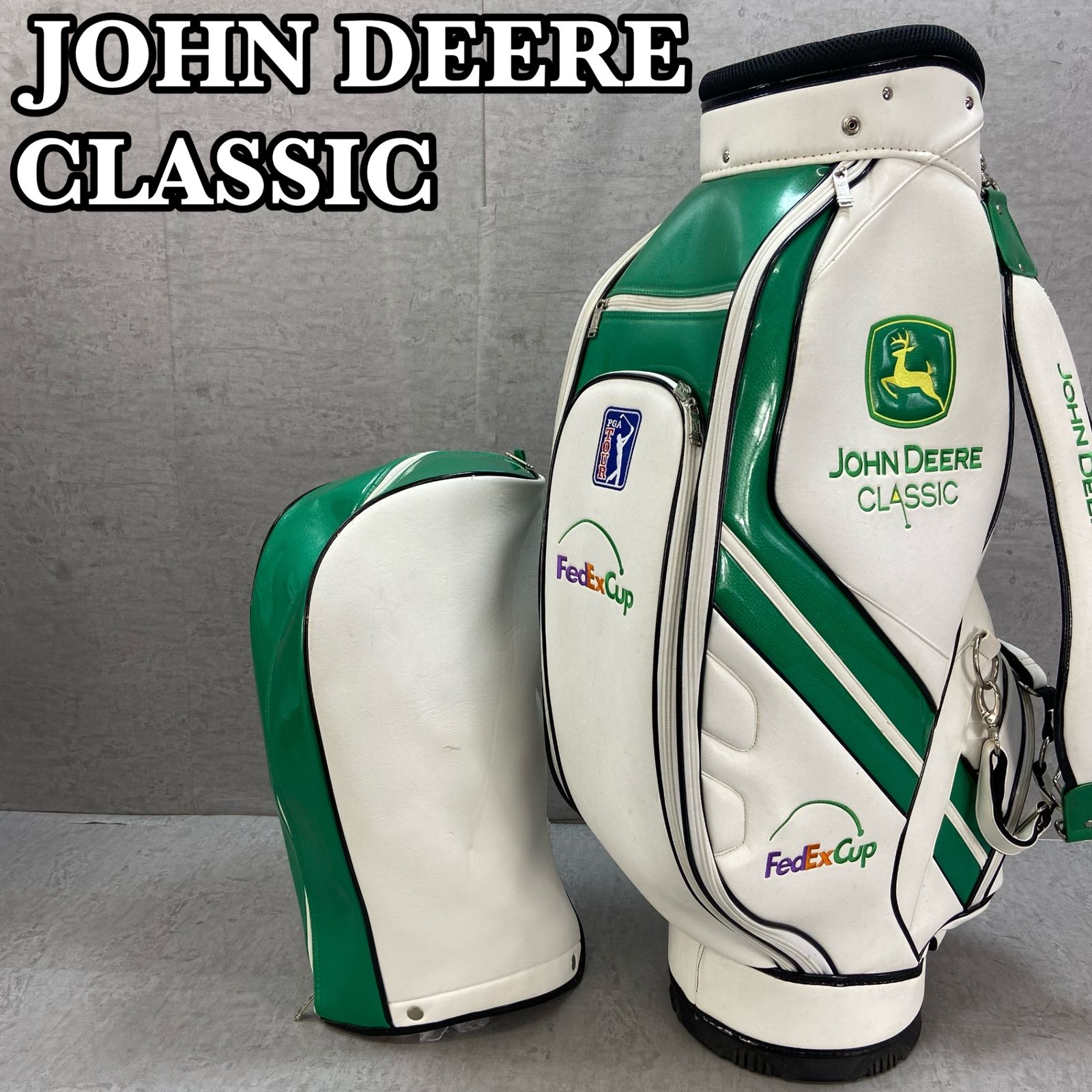 JHON DEERE CLASSIC ジョンディアクラシック メンズゴルフキャディバッグ カート式 9型（約23cm） 5分割 4.3Kg  PUレザーエナメル - メルカリ