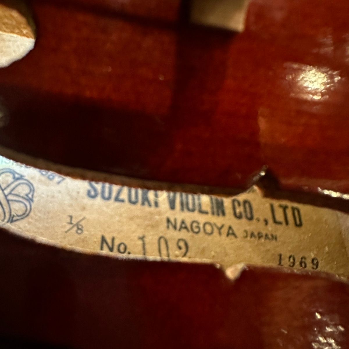 Suzuki No.102 1/8 1969年 Violin スズキ 分数バイオリン 【公式通販】